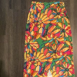 Anthropologie summer midi skirt